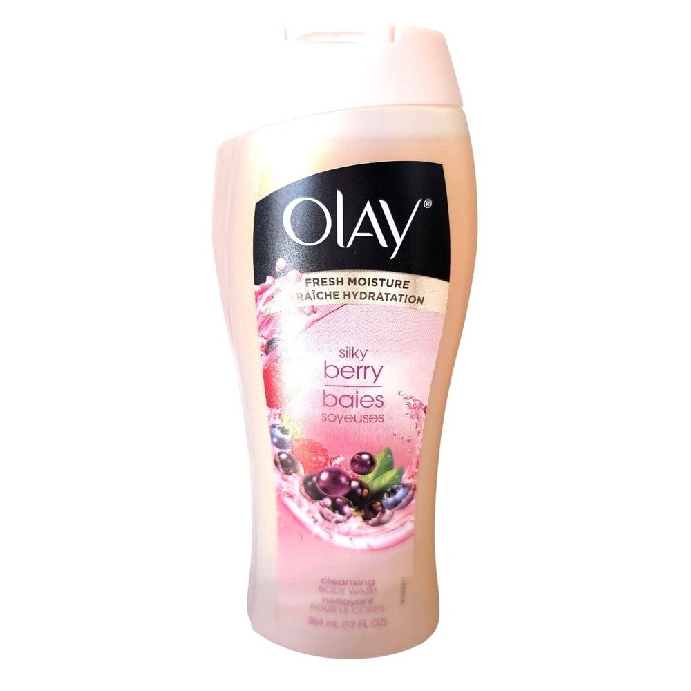 Olay Fresh Moisture Silky Berry Cleansing Body Wash 12 fl oz / 354 mL New